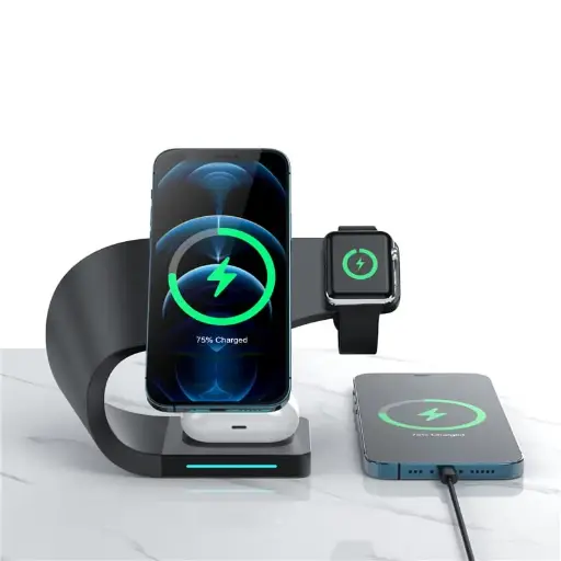 [MD-WXC004] 3 in 1 Wireless Charging Base